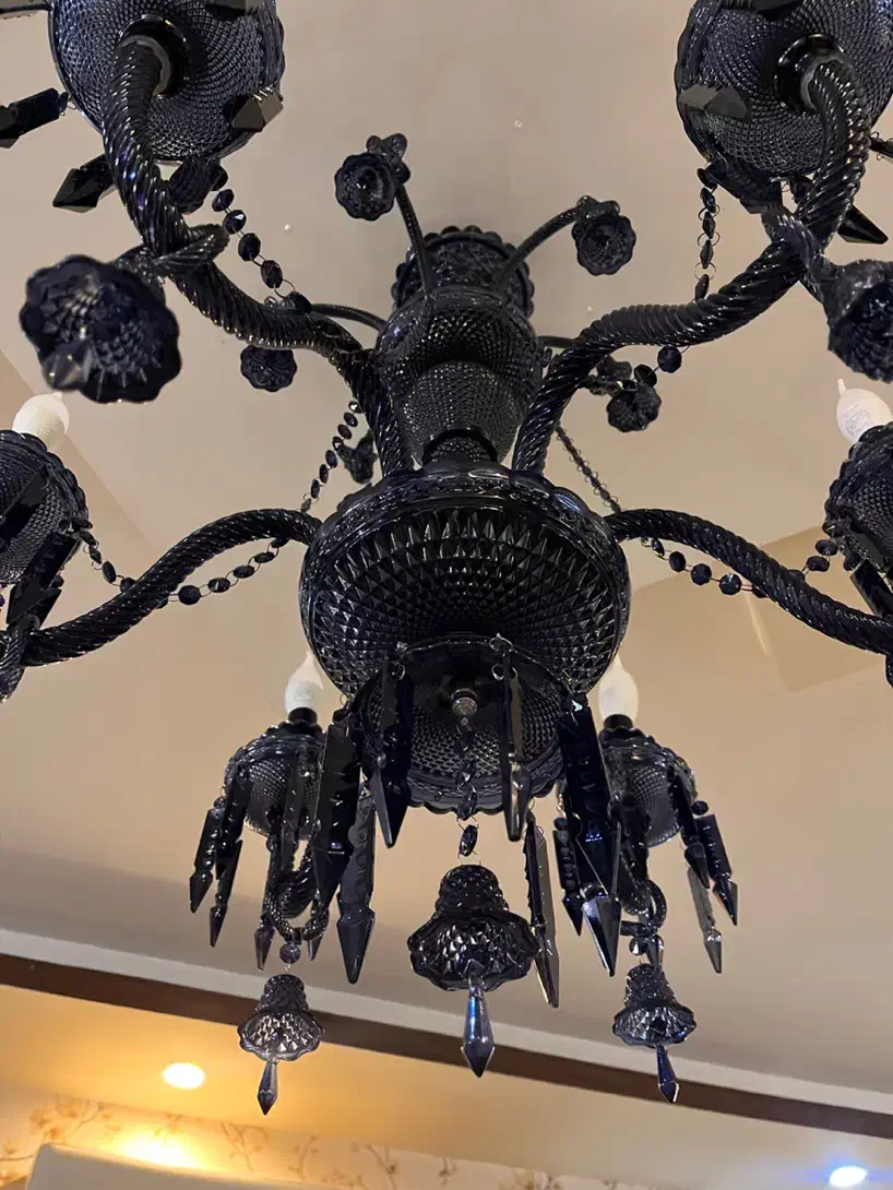 لوستر باکارات شیشه ای|لوستر و چراغ آویز|ری, دولت‌آباد|دیوار