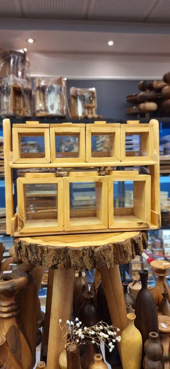 ظروف چوبی مدرن . . .|ظروف سرو و پذیرایی|لردگان, |دیوار