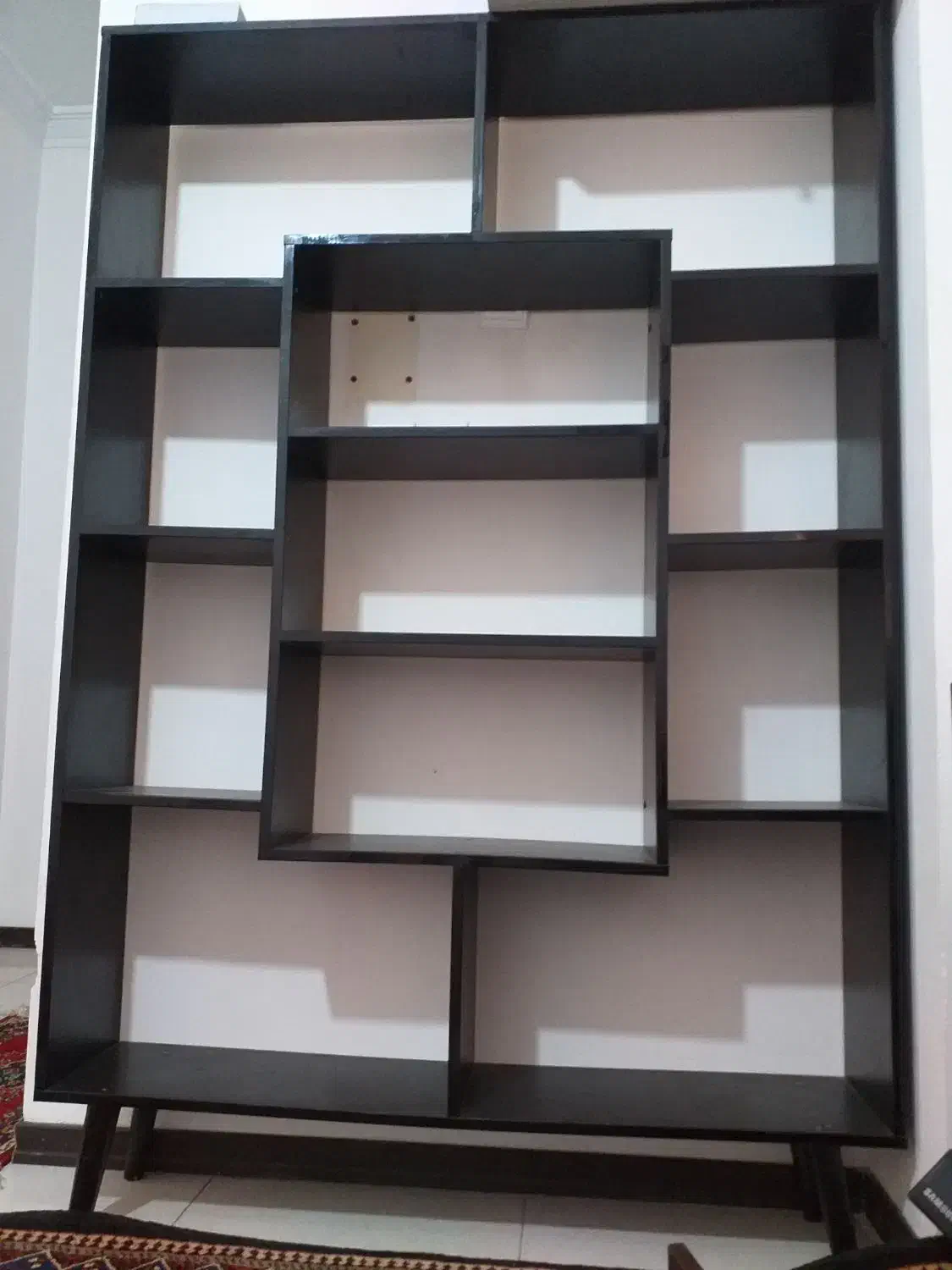 کتابخانه یا ویترین|کتابخانه، شلف، قفسه‌های دیواری|تهران, سبلان (لشگر)|دیوار