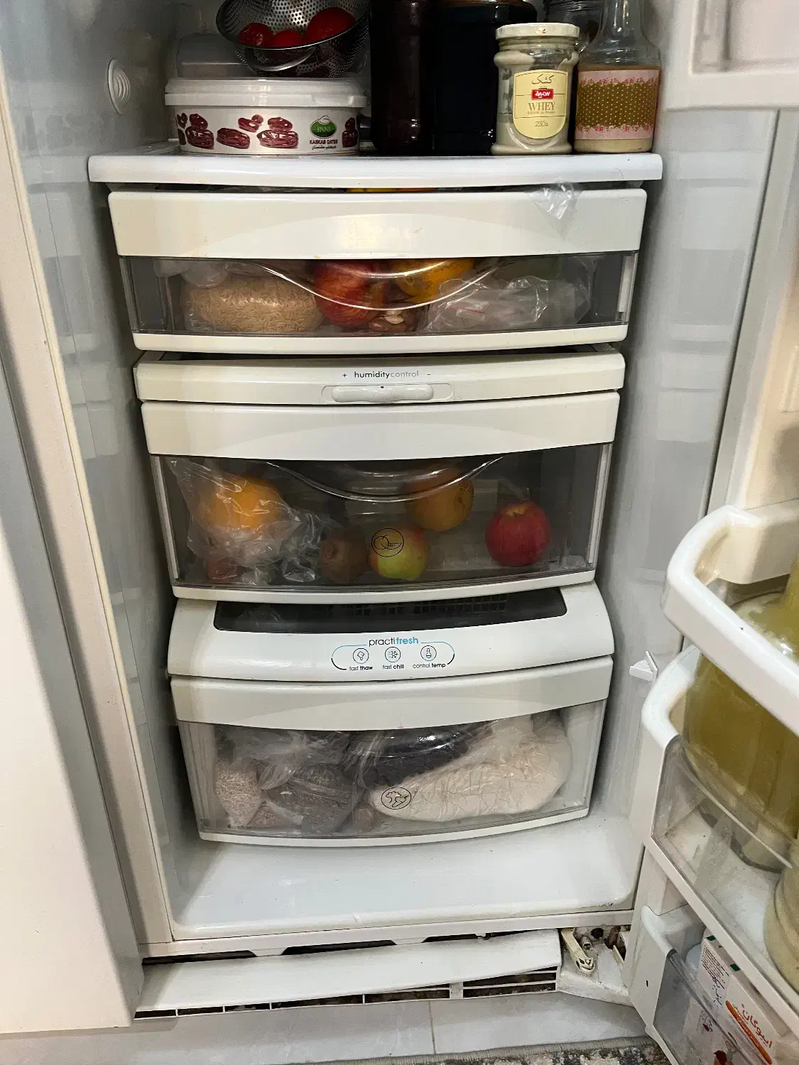 ساید بای ساید مابه آمریکایی|یخچال و فریزر|ری, شهادت|دیوار