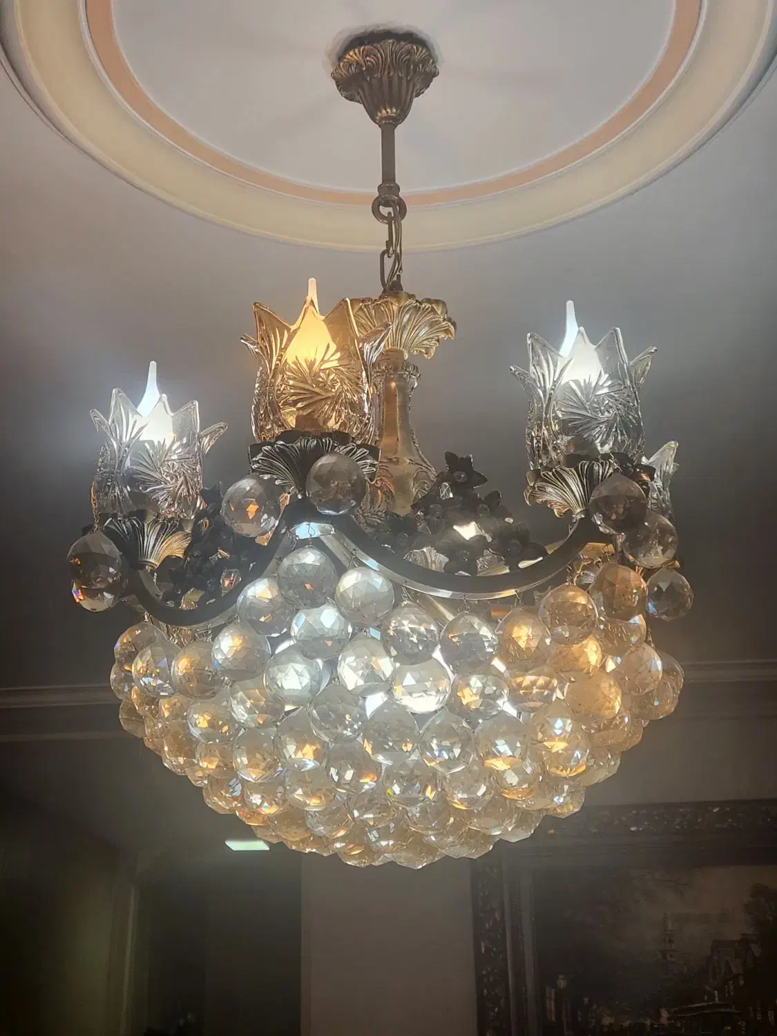 لوستر|لوستر و چراغ آویز|همدان, |دیوار