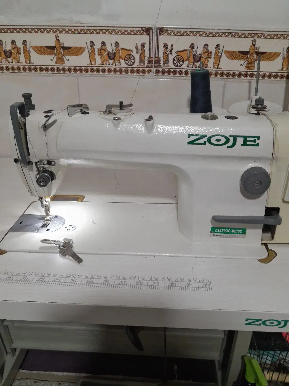 چرخ خیاطی زوجی دینام سرخود|چرخ خیاطی و ریسندگی|پاکدشت, پاکدشت (مامازند)|دیوار