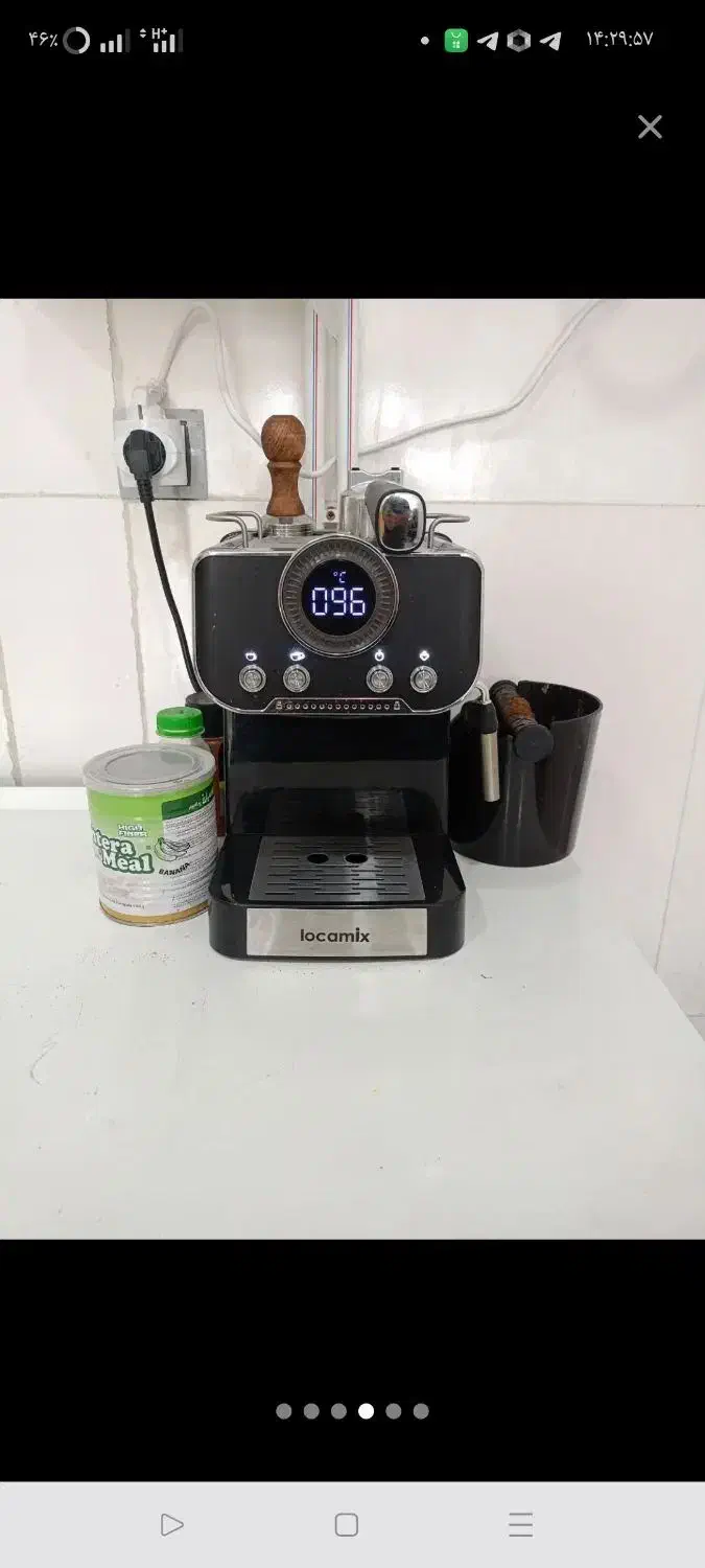 دستگاه اسپرسو سازخانگی بسیار کم کار|سماور، چایساز، قهوهساز|تربتحیدریه, طالقانی|دیوار