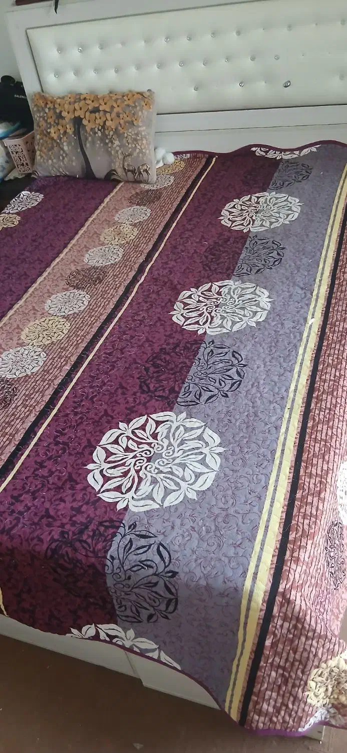 تخت خواب به همراه تشک طبی فنری درحد نو|تخت و سرویس خواب|رامیان, |دیوار