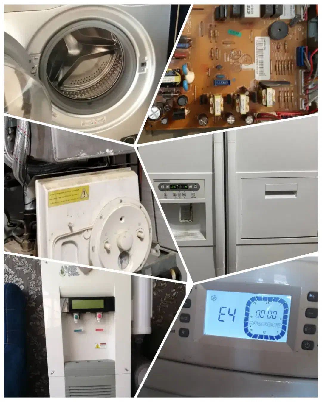 سرویس تعمیر نصب تعمیرات پکیج اسپیلت یخچال لباسشویی|خدمات پیشه و مهارت|شیراز, ریشمک|دیوار