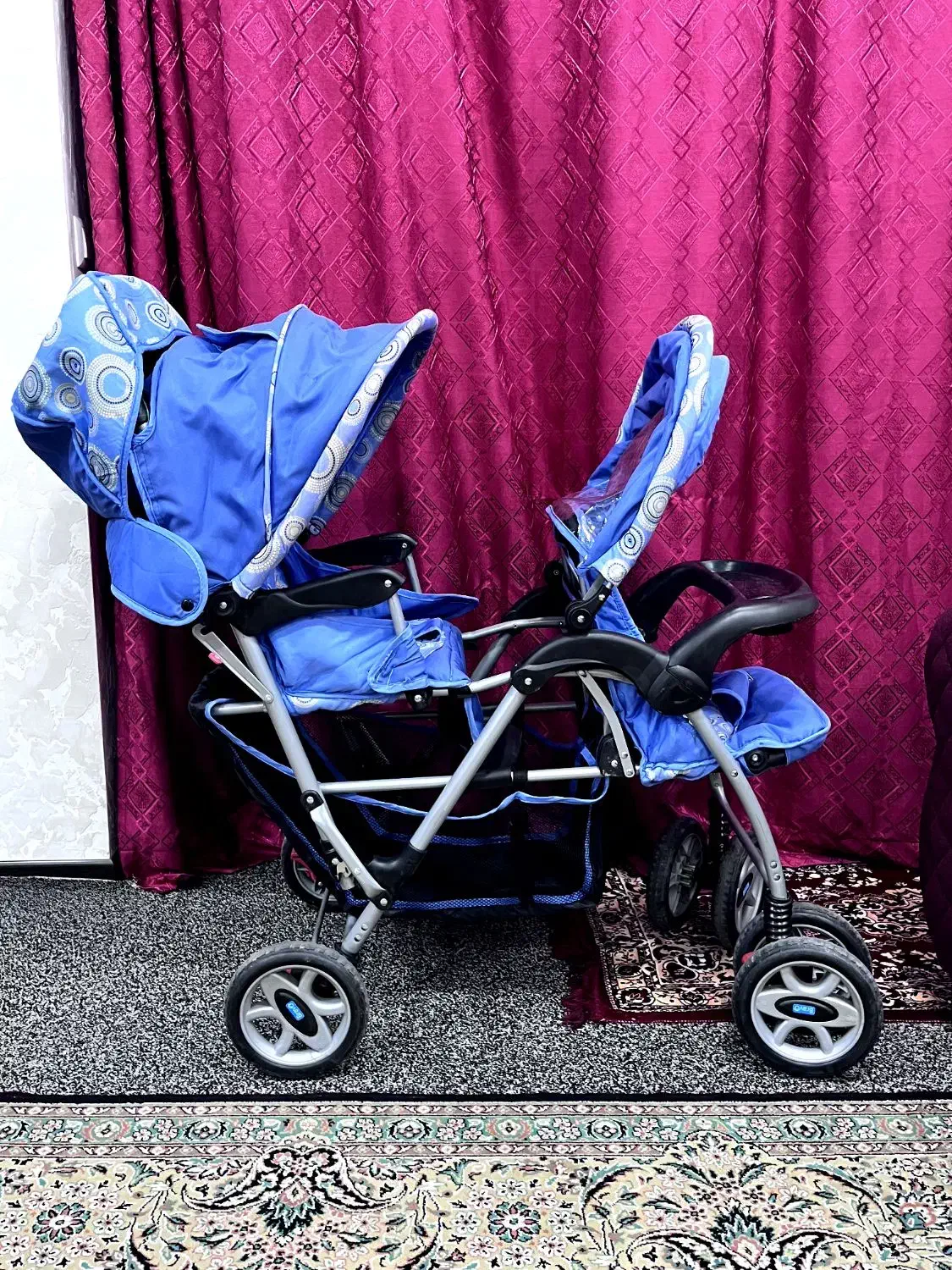 کالسکه دوقلو|کالسکه و لوازم جانبی|فولادشهر, زاینده رود|دیوار