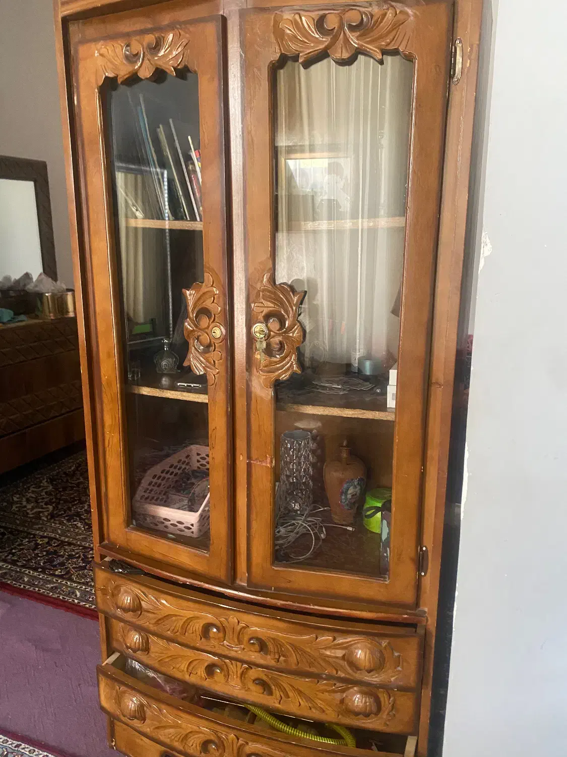 کمد|کتابخانه، شلف، قفسه‌های دیواری|رفسنجان, |دیوار