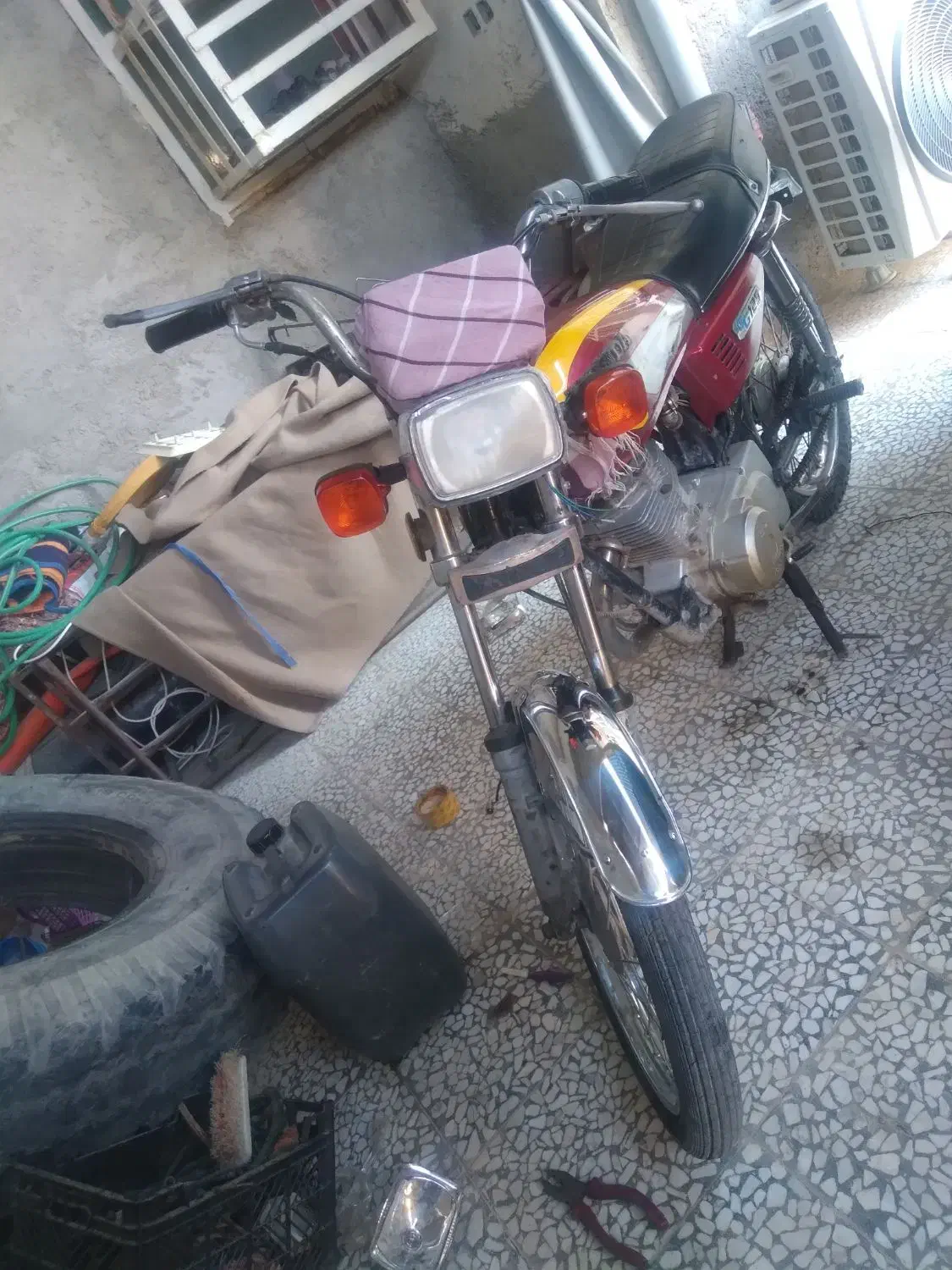 موتور مزایده مدل ۹۰|موتورسیکلت|کاکی, |دیوار