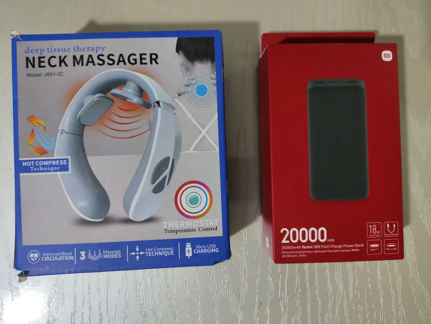 فروش پاور بانک و ماساژور گردن|لوازم جانبی موبایل و تبلت|بازرگان, |دیوار