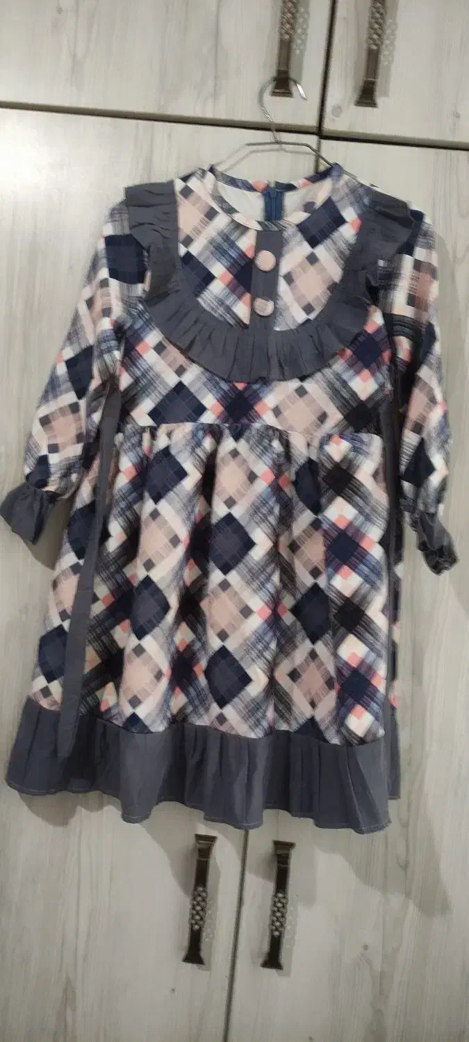 لباس دخترانه  (ورق بزنید )مناسب سن ۸ تا ۱۰سال|لباس|شاندیز, |دیوار