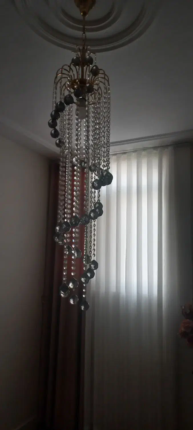 لوستر گریستال|لوستر و چراغ آویز|کرج, باغستان|دیوار