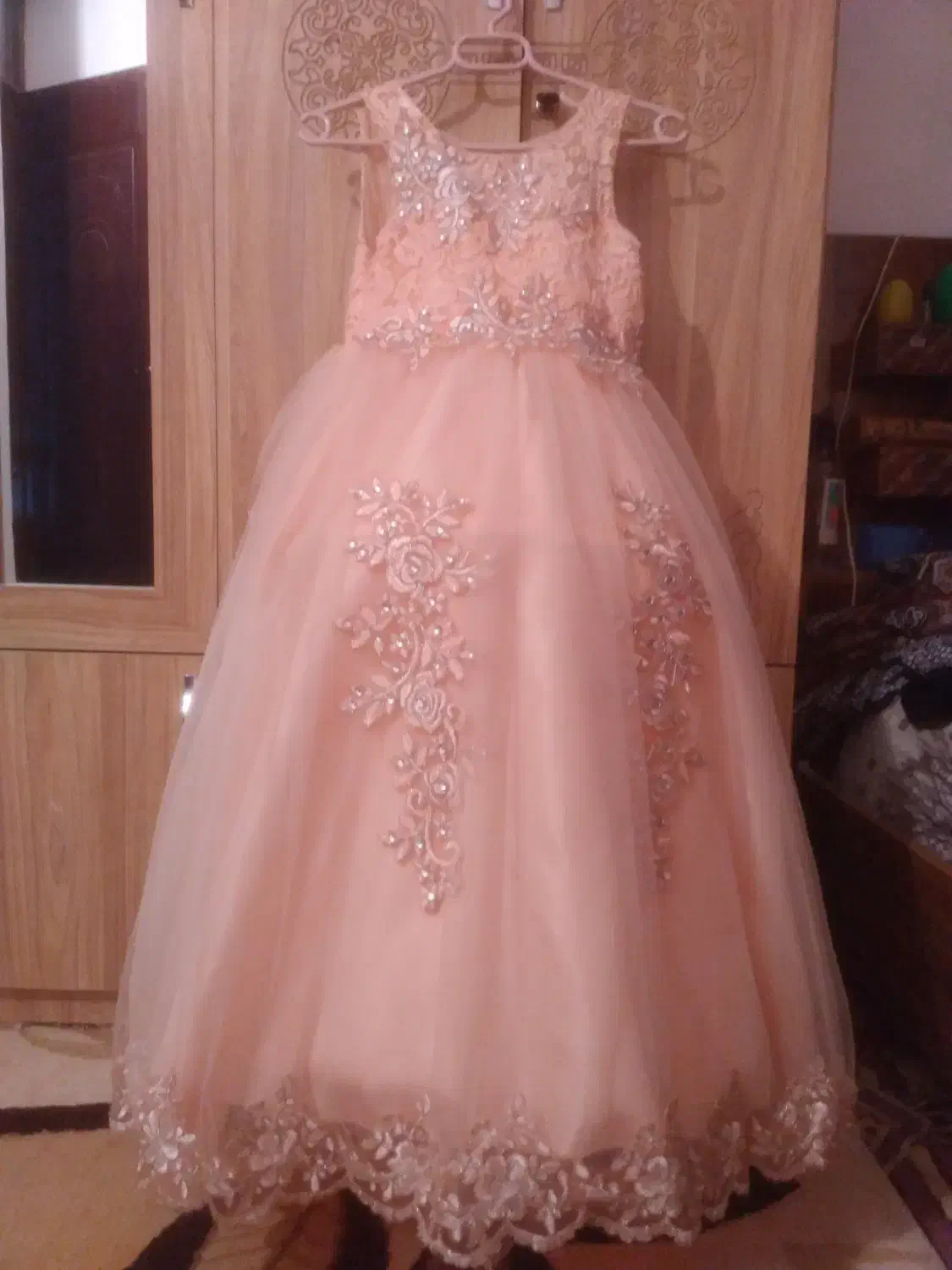 لباس مجلسی دخترانه گیپور و تور|لباس|قیروکارزین, |دیوار