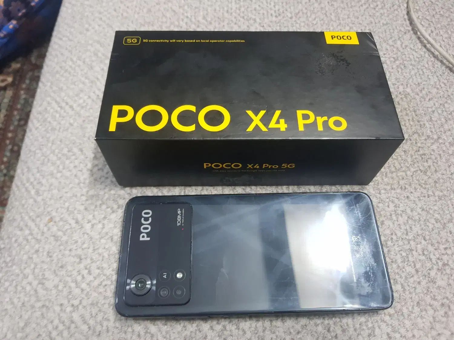 گوشی پوکو x4 سالم وسایل تکمیل|موبایل|پیشوا, |دیوار