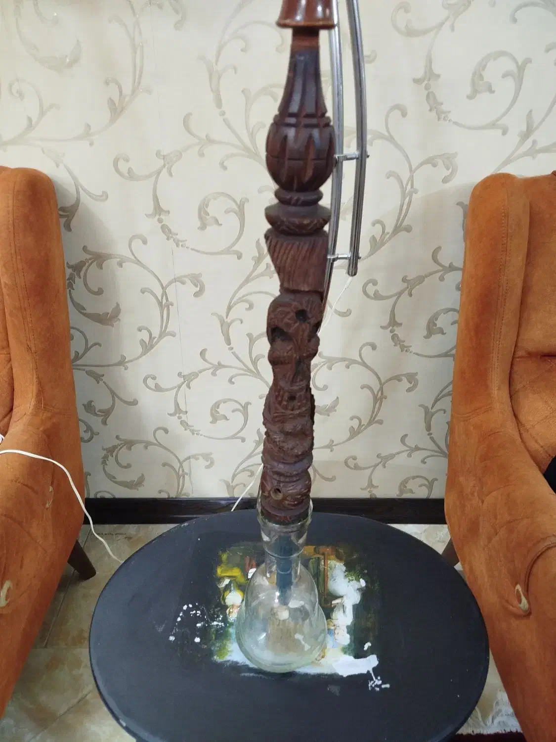 قلیون میوه ای چوب گردو|کلکسیون و سرگرمی|مشهد, شهرک امام هادی (شهرک غرب)|دیوار