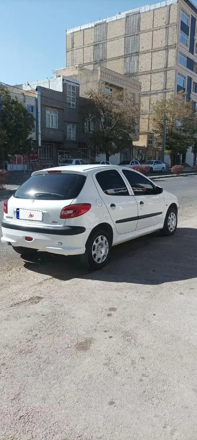 ۲۰۶ سفید مدل ۱۴۰۰|خودرو سواری و وانت|بیجار, |دیوار