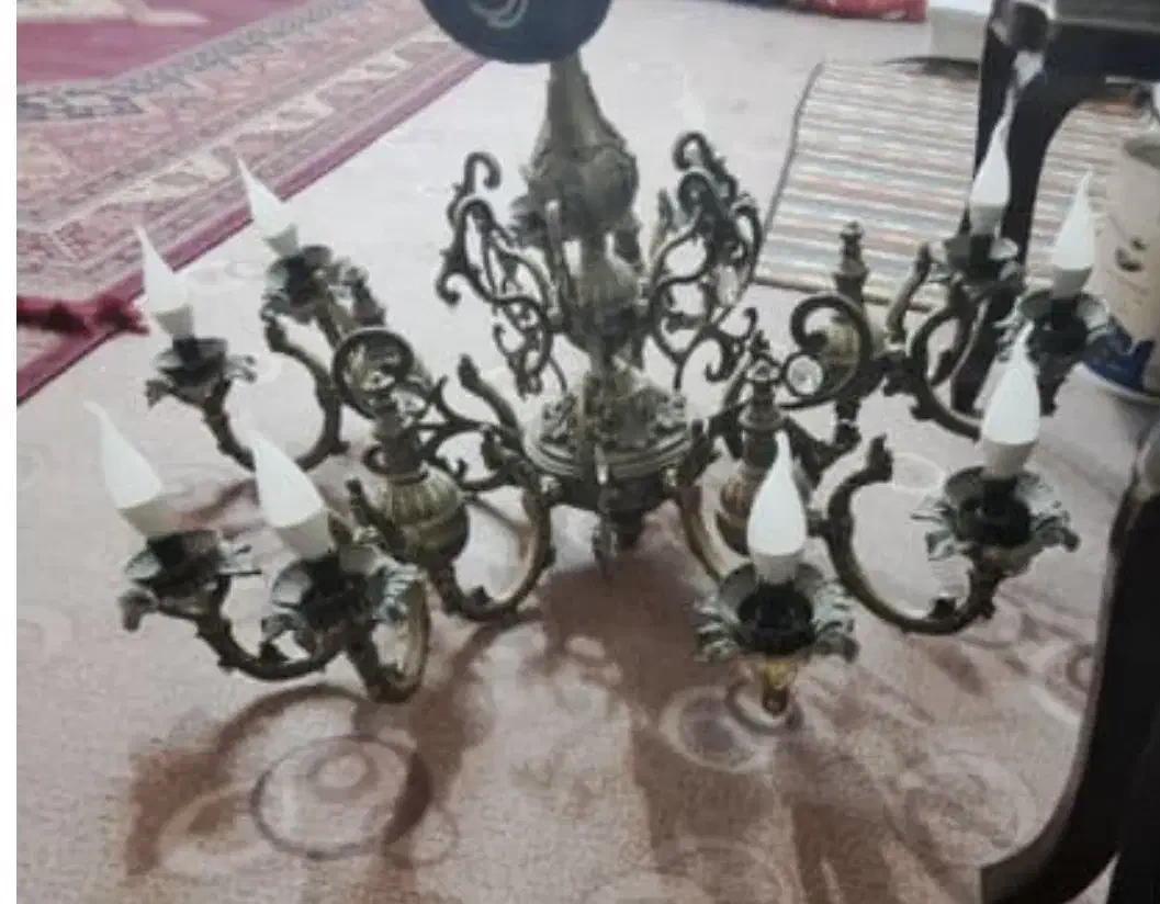 لوستر|لوستر و چراغ آویز|قم, صدوق|دیوار