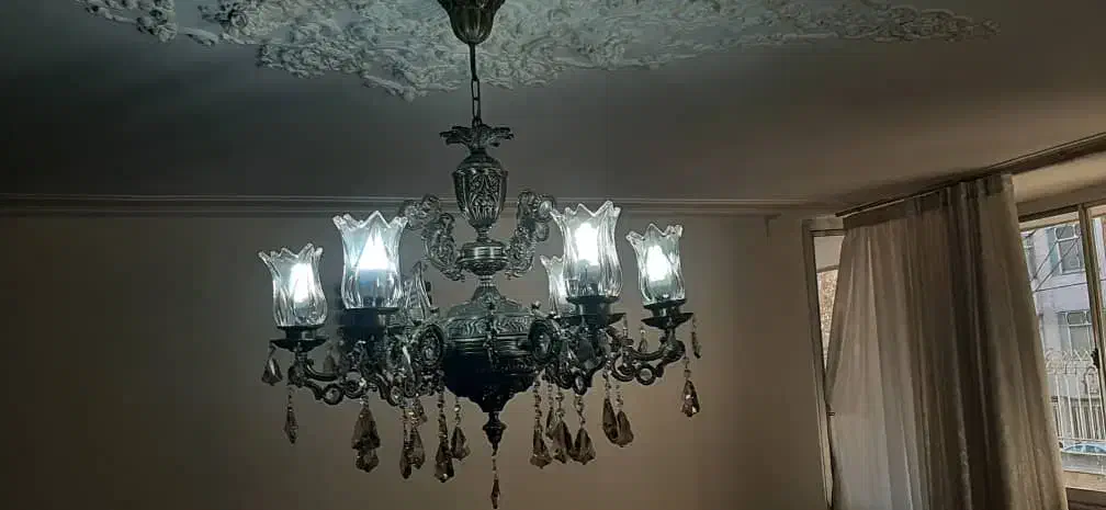 آویز لوستر سقفی|لوستر و چراغ آویز|بیرجند, |دیوار