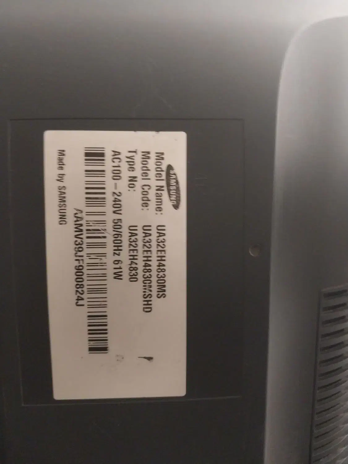 ال ای دی ۳۲ سامسونگ|تلویزیون و پروژکتور|مشکیندشت, |دیوار