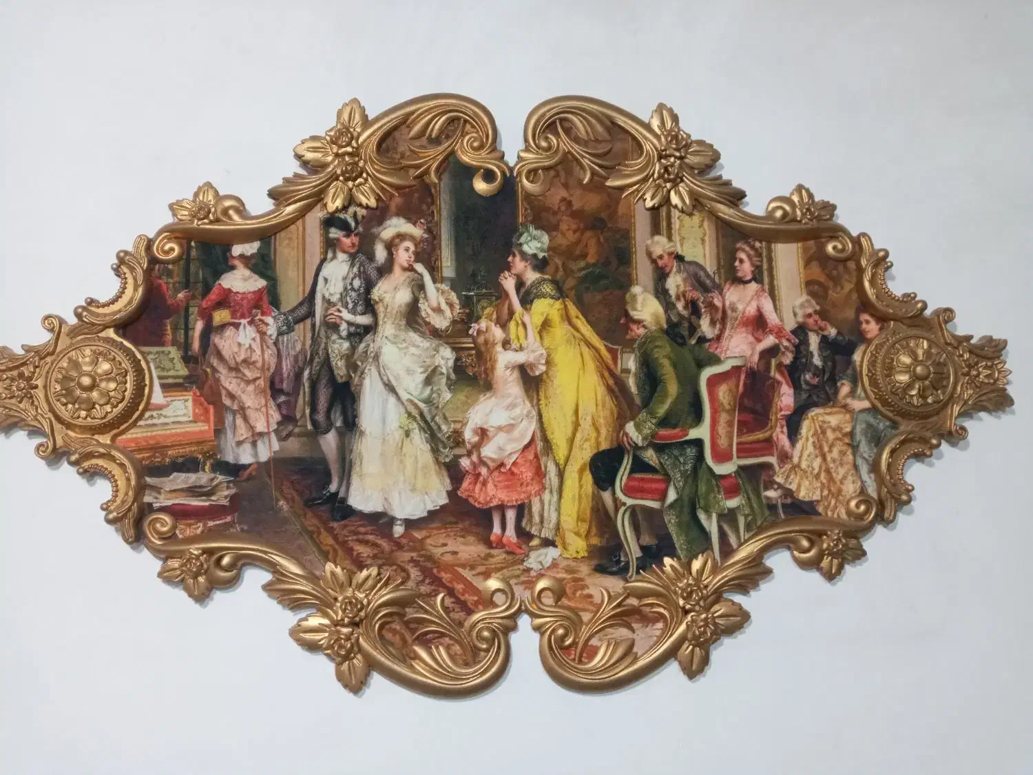 تابلو فرش طرح سلطنتی فرانسوی|تابلو فرش|خرمآباد, |دیوار