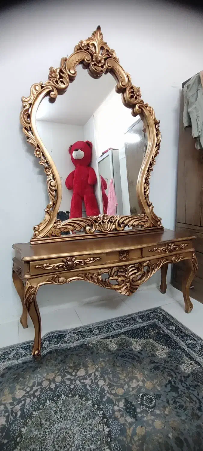 آینه کنسول|بوفه، ویترین، کنسول|مشهد, شهید قربانی|دیوار