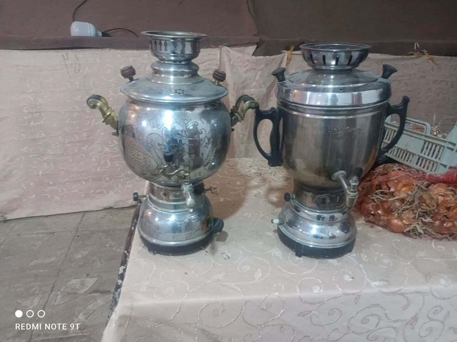 دوتا سماور سالم در حد نو|سماور، چایساز، قهوهساز|اردبیل, |دیوار