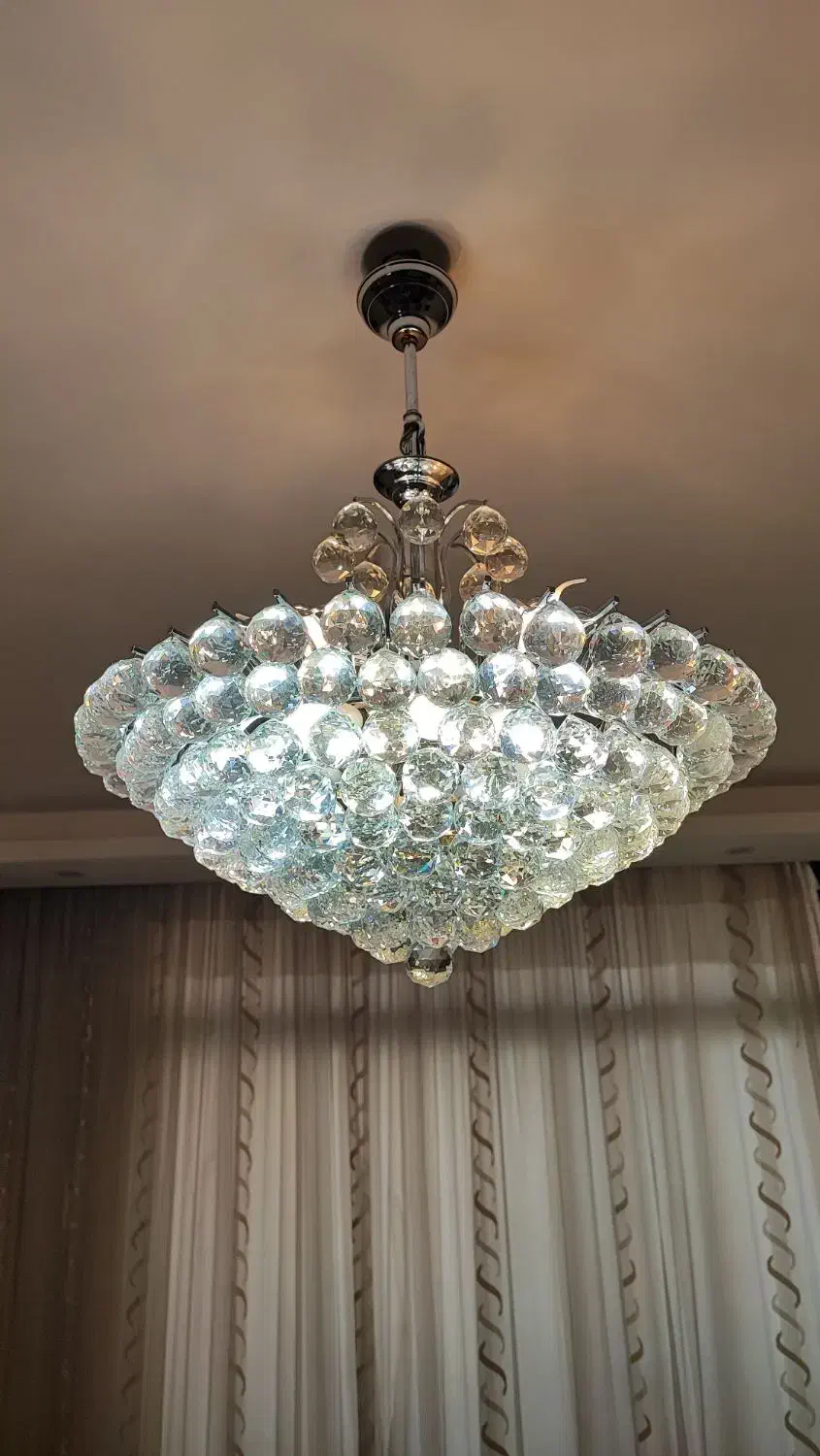 لوستر کریستالی|لوستر و چراغ آویز|اصفهان, مهدی آباد|دیوار