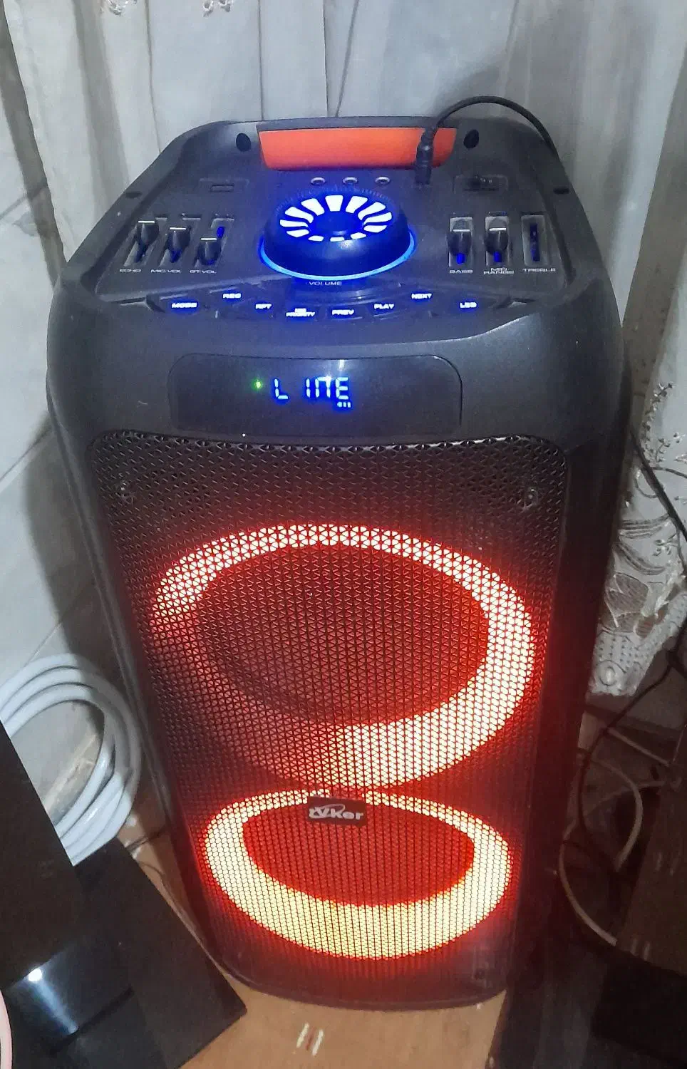 اسپیکرviker اصل بزرگ ،صدای فوق العاده نو ۷رقص نور،|صوتی و تصویری|اسلام‌شهر, شهرک سالور|دیوار