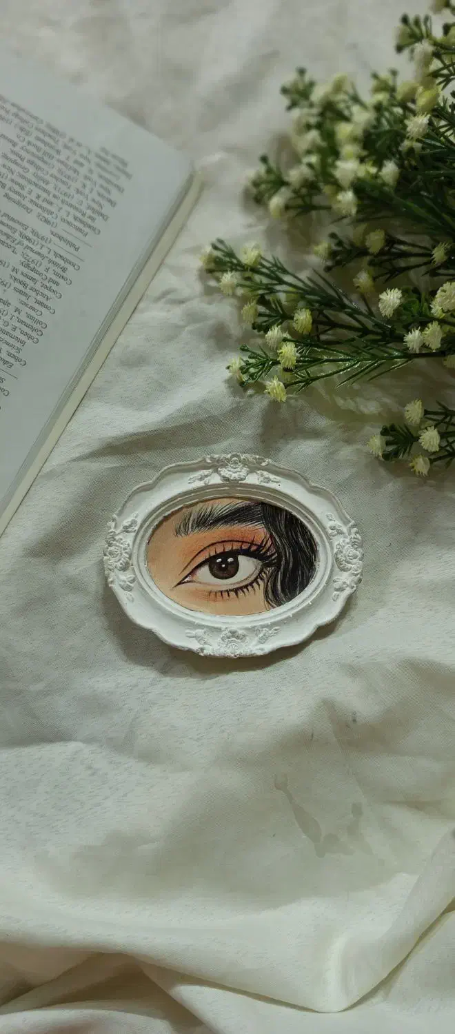 نقاشی چشم|تابلو، نقاشی، عکس|قم, آزادگان|دیوار