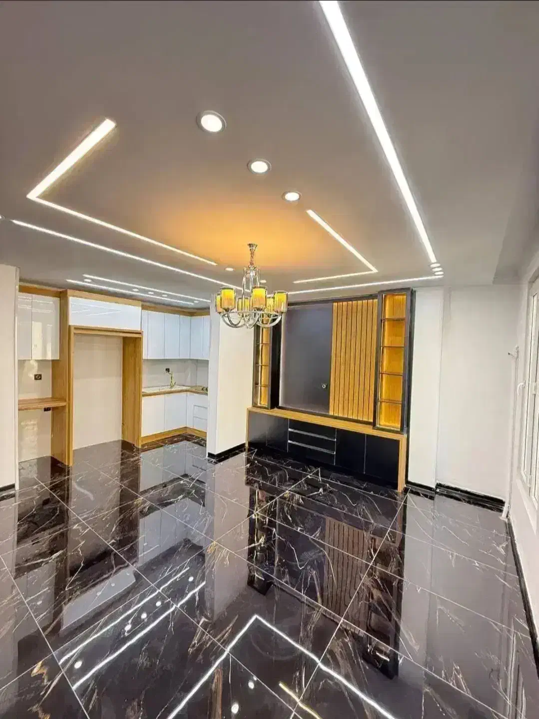 ۶۰ متر/غرق نور+رو به نما/سالن پرده خور/سند تک برگ|فروش آپارتمان|اندیشه, اندیشه فاز ۱|دیوار