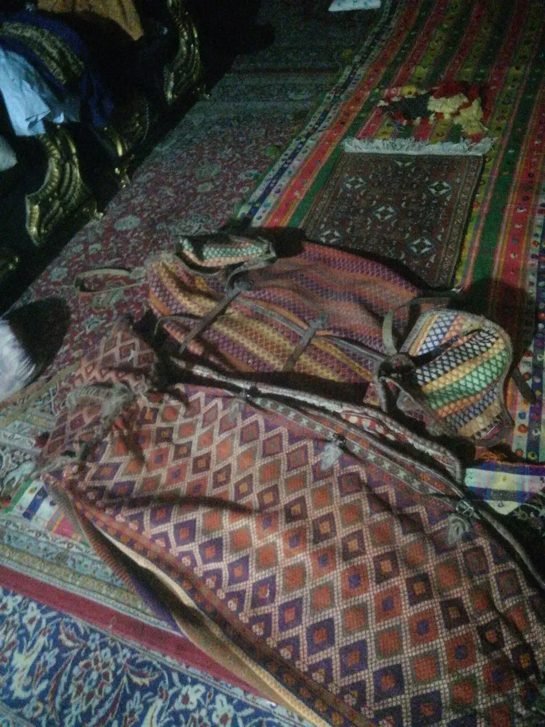 جاجیم قالیچه خوابگاه|گلیم، جاجیم، گبه|صدرا-فارس, فاز ۱|دیوار