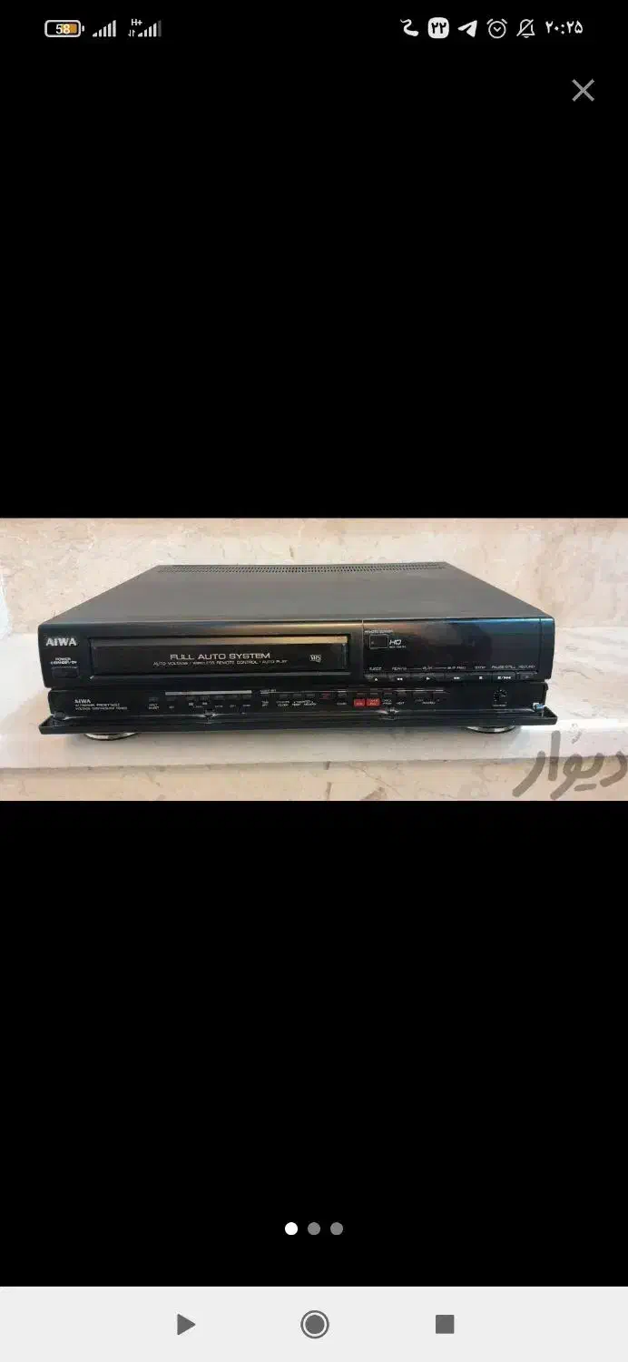 ویدیو آیوا نیاز به تعمیر داره|پخش‌کننده DVD و ویدیو|اصفهان, ولدان|دیوار