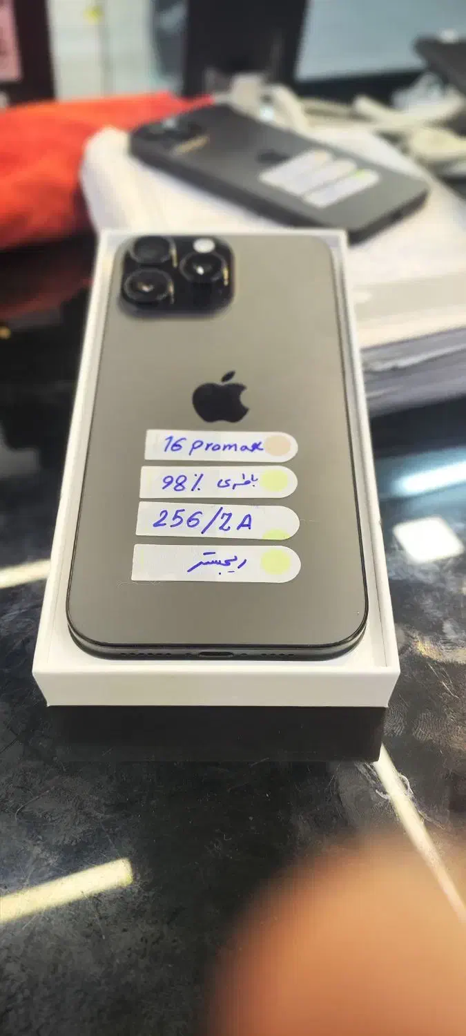 اپل iphone 16 pro maxبا حافضه ۲۵۶ گیگ za ریجستردار|موبایل|اصفهان, چرخاب|دیوار