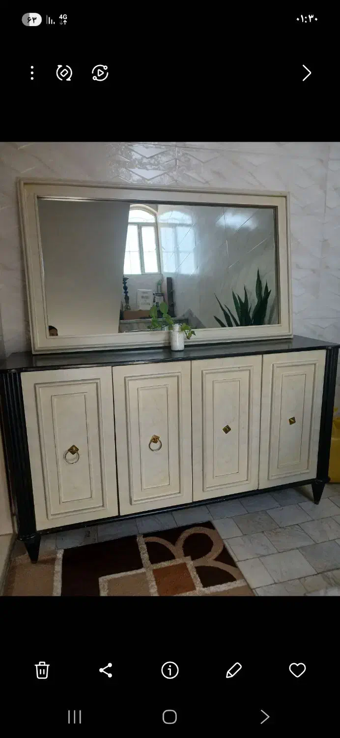 اینه و کنسول|بوفه، ویترین، کنسول|اسلام‌شهر, شهرک لاله|دیوار