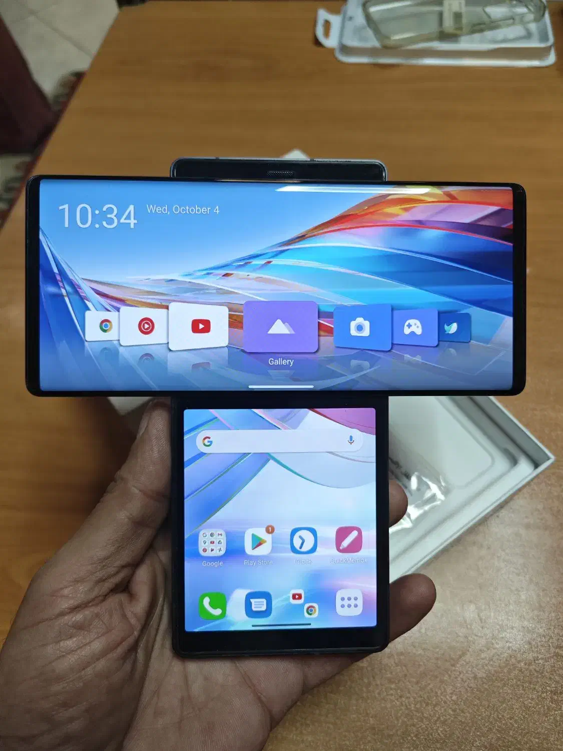 ال جی LG wing حافظه 128 گیگ رام 8|موبایل|تهران, شهرک غرب|دیوار