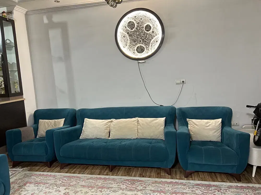 مبل ۵نفره|مبلمان خانگی و میز عسلی|رباط‌کریم, رباط‌کریم|دیوار