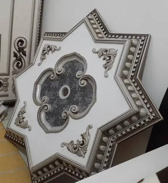 گل سقفی (دوریازیرلوستری)|لوستر و چراغ آویز|محمدشهر, همایون ویلا|دیوار