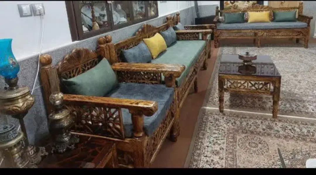 تخت سنتی (ماندگار)|مبلمان خانگی و میز عسلی|قم, کلهری|دیوار