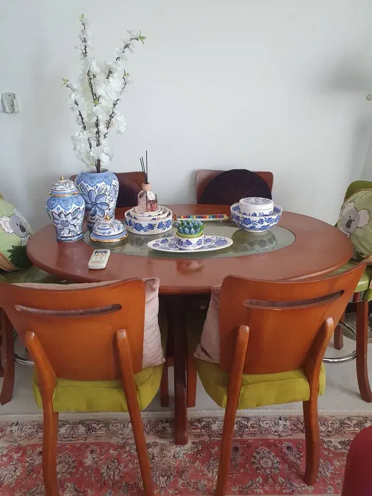 میز نهار خوری چهار نفره|میز و صندلی غذاخوری|تنکابن, |دیوار