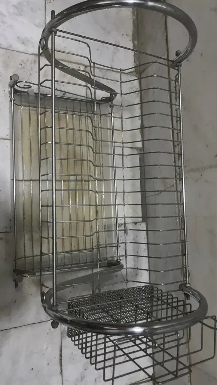 جاظرفی استیل ۲ طبقه قهرمان|آبچکان و نظمدهنده ظروف|تهران, صادقیه|دیوار