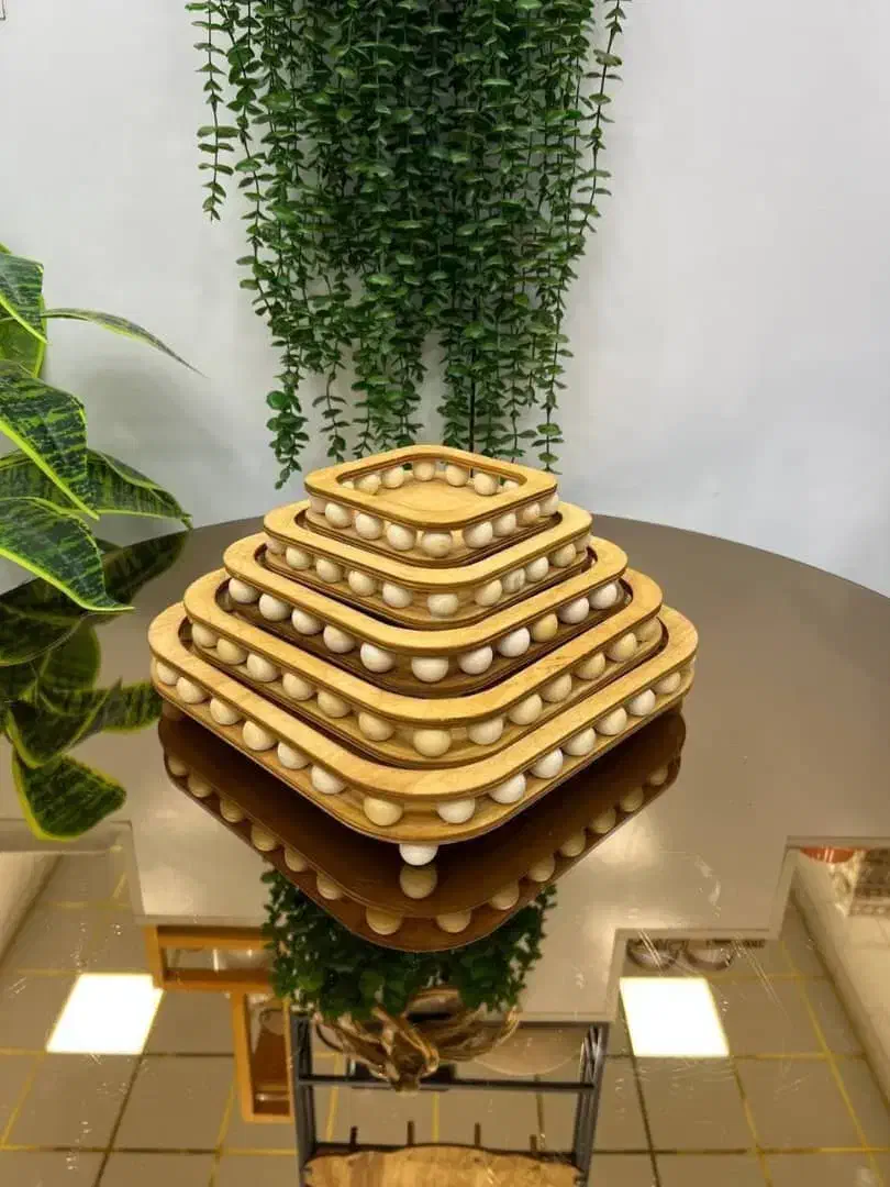 سینی مهره دار|ظروف سرو و پذیرایی|اهواز, کوی علوی|دیوار