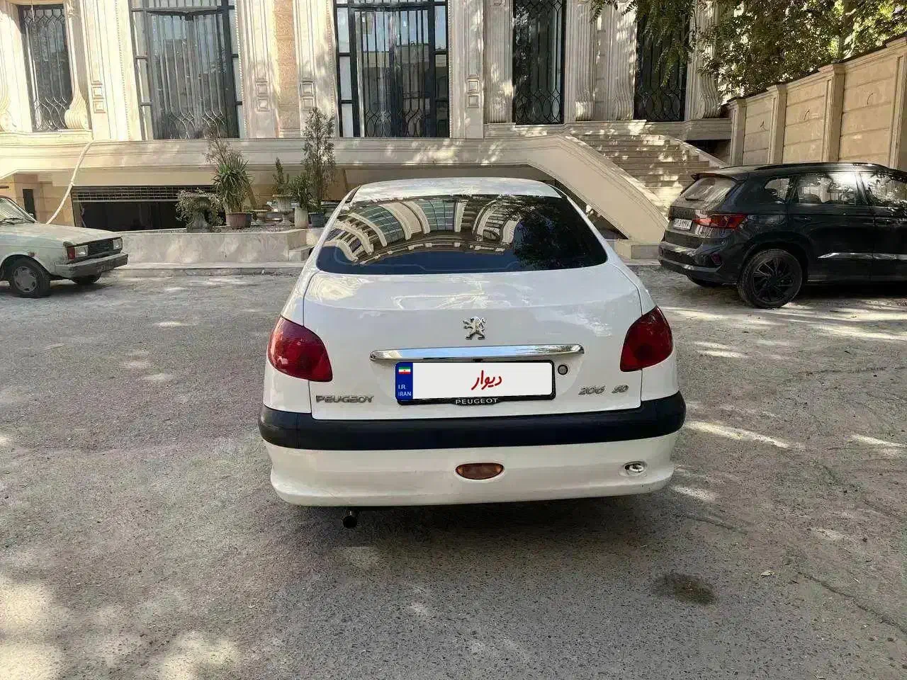 پژو 206 V8 صندوقدار سفید مدل 91|خودرو سواری و وانت|تهران, دزاشیب|دیوار