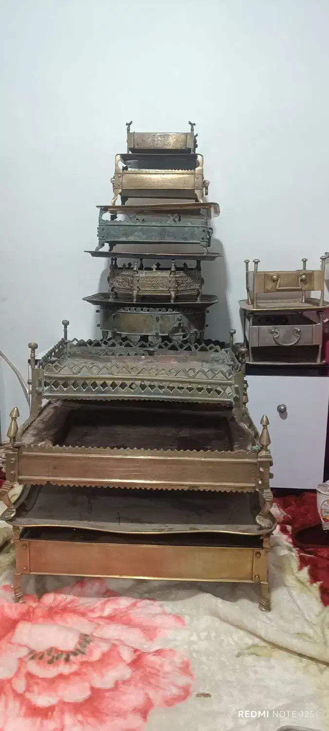 منقلهای صدساله روسی|کلکسیون اشیاء عتیقه|رفسنجان, |دیوار