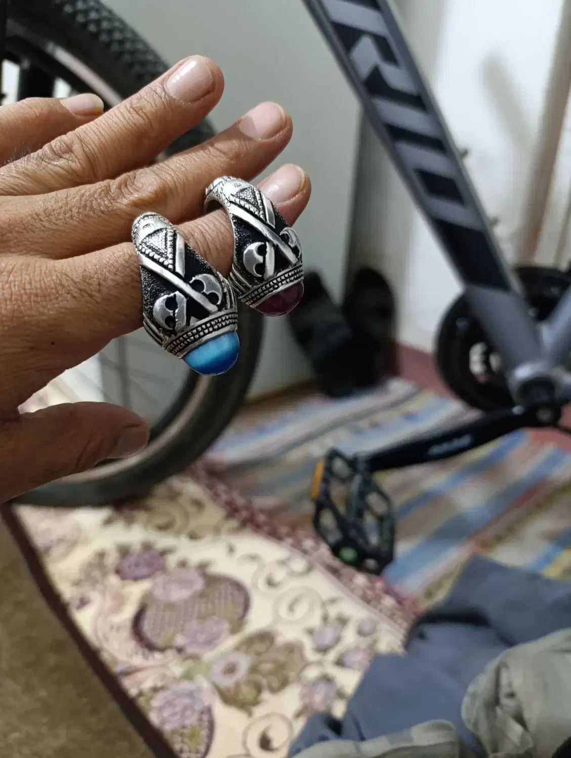 انگش عین الحر آبی کامیاب|جواهرات|قوچان, |دیوار