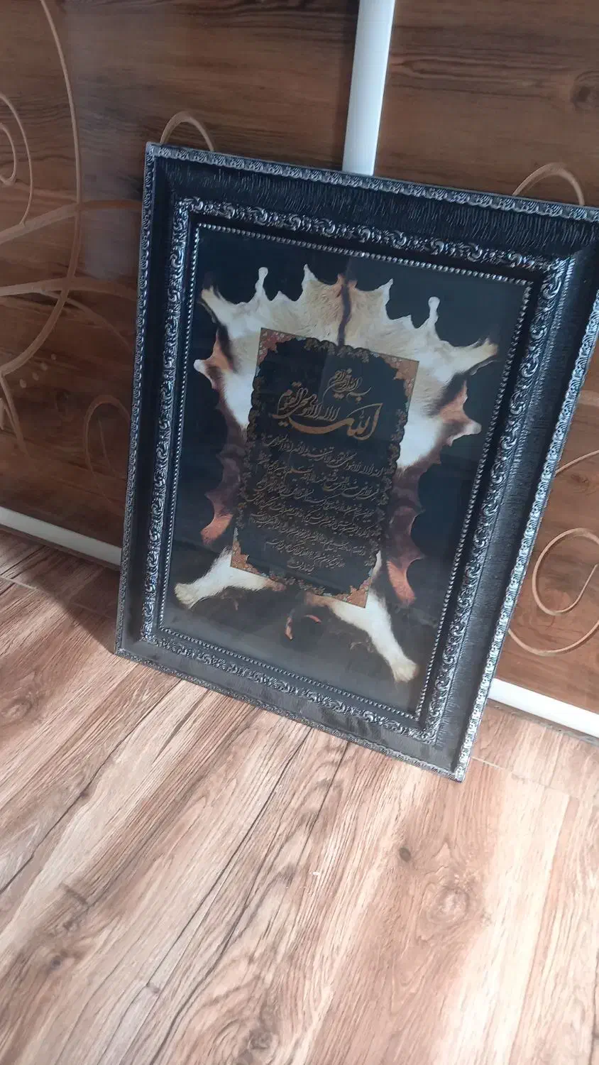 تابلو آیه قابدار نو ۲۰۰ هزار بدون ایراد سالم|تابلو فرش|ارومیه, |دیوار
