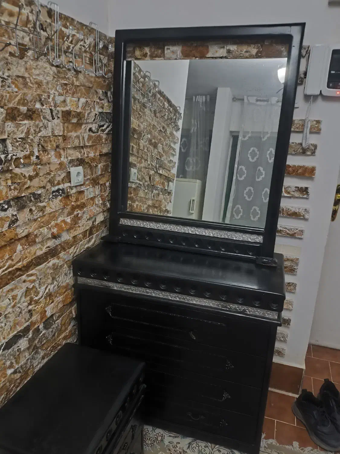 اینه درآور همراه با پاتختی|جاکفشی، کمد، دراور|گلبهار, شهر جدید گلبهار|دیوار