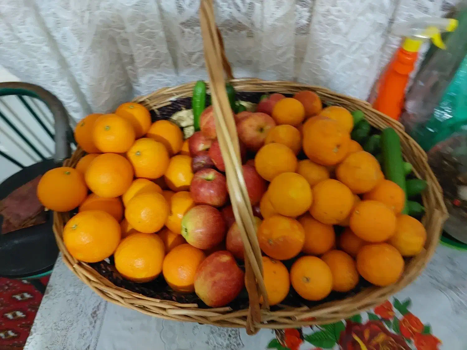 سبد چوبی بزرگ|صنایع دستی و سایر لوازم تزئینی|تهران, شهرک گلها (تهرانسر)|دیوار