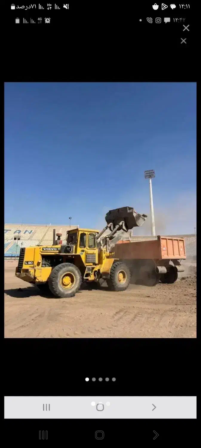 اجاره لودر بیل وکمپرسی خاکبرداری و خاکریزی|خدمات حمل و نقل|خرمشهر, |دیوار