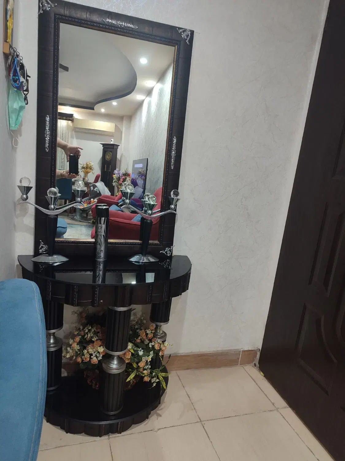 آینه با کنسول و شمعدان|بوفه، ویترین، کنسول|رشت, رشتیان|دیوار