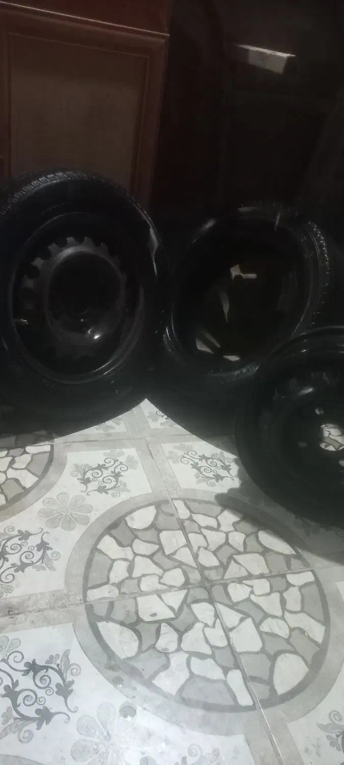 3عدد لاستیک پراید با رینگ تمیز|قطعات یدکی و لوازم جانبی|اهواز, علی آباد|دیوار