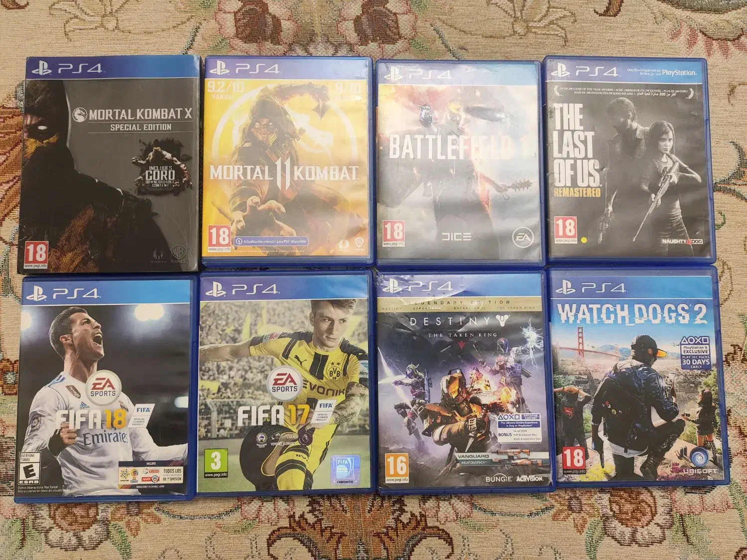 بازی ps4 mortal Kombat fifa watchdogs battlefield|کنسول، بازی ویدئویی و آنلاین|تهران, صد دستگاه|دیوار